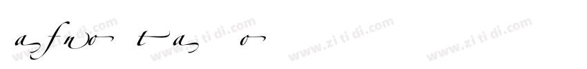 Zapfino Extra LT Fou字体转换